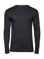 Heren T-shirt Lange Mouw Tee Jays 530 Dark Grey